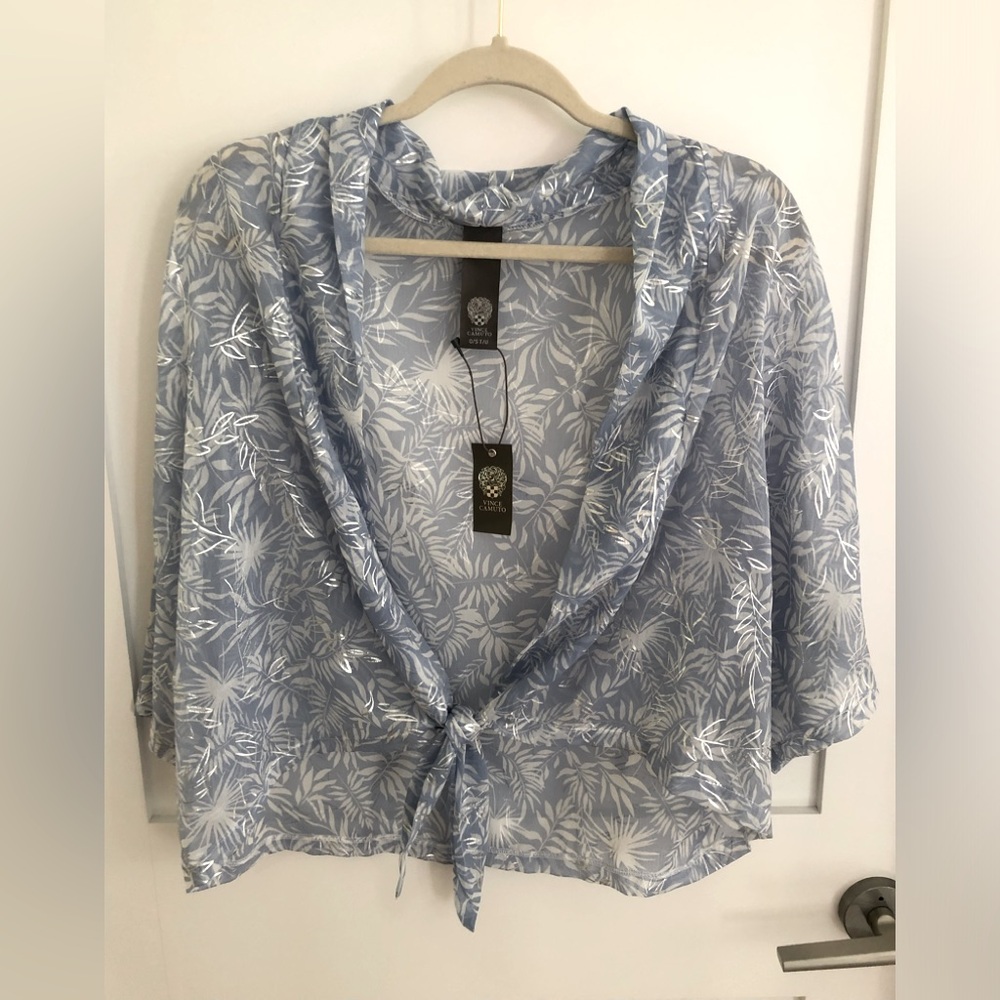 VINCE CAMUTO SHEER TOP